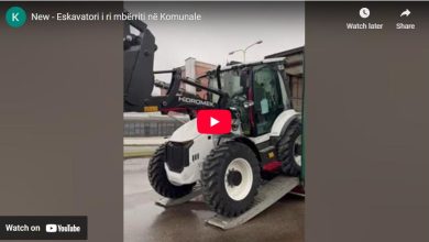 Photo of New – Eskavatori i ri mbërriti në SHPK Komunale
